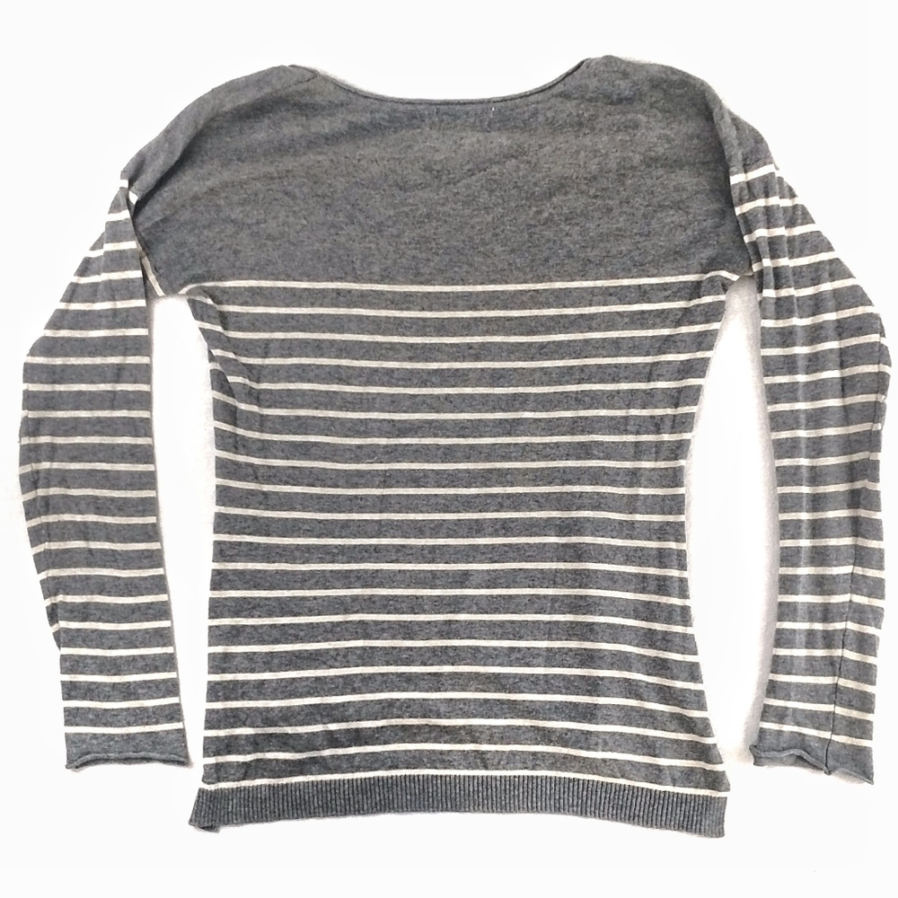 PINK ROSE STRIPED SWEATER SIZE L
